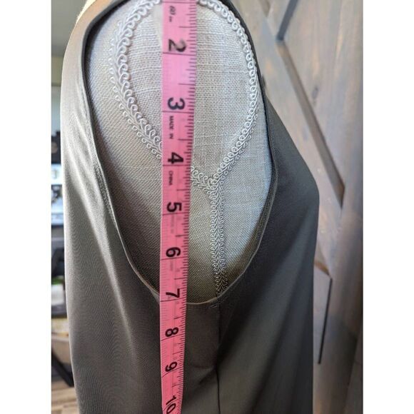 Chico’s Tank Top Blouse Women’s 2 Large Brown Round Neck Sleeveless Stretch - Picture 7 of 8